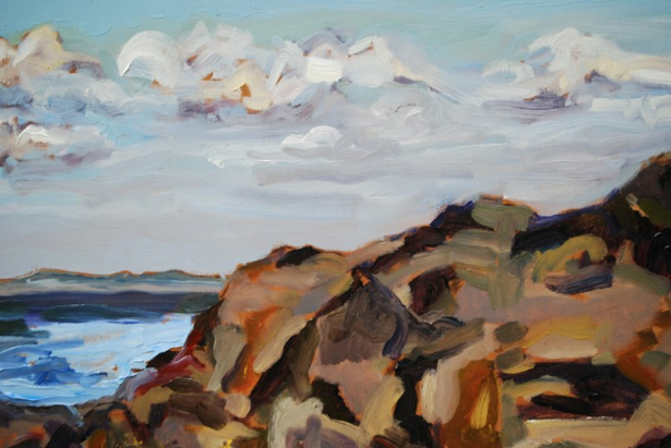 "Clouds and Rock" by Michelle Hero Clarke